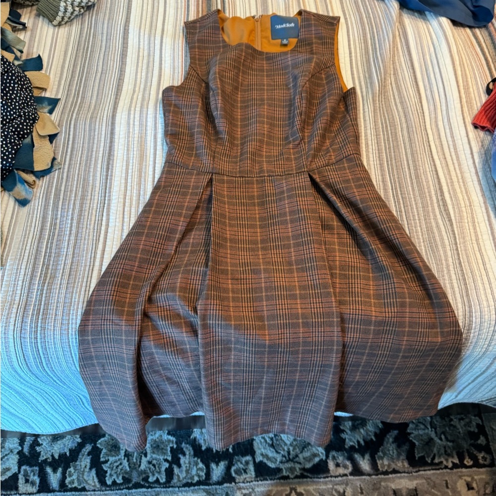 Mod cloth dress plaid